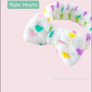 Hearts Makeup Skincare Headband